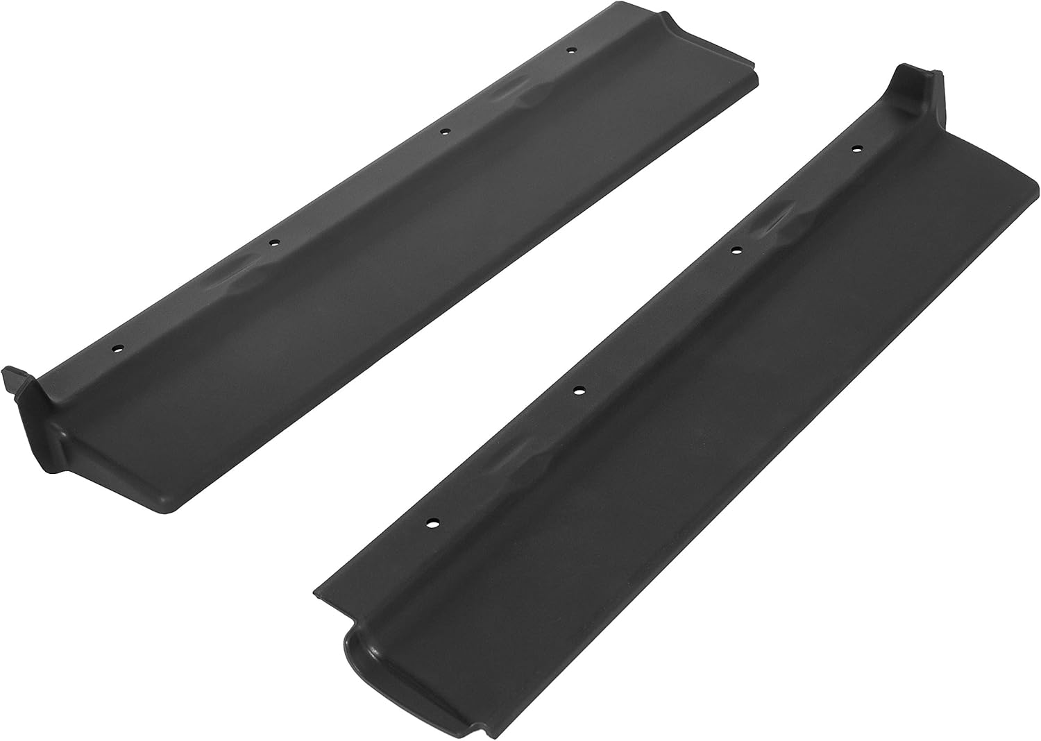 ECOTRIC Front Bumper Fillers ABS Plastic Compatible with 1979-1985 Cadillac ElDorado Black (Set of 4 PCS)