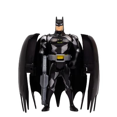 Funskool Lightning Strike Batman Action Figure Toy for Kid, 6 Inch, Classic DC Superhero with Articulation, Movie Inspir
