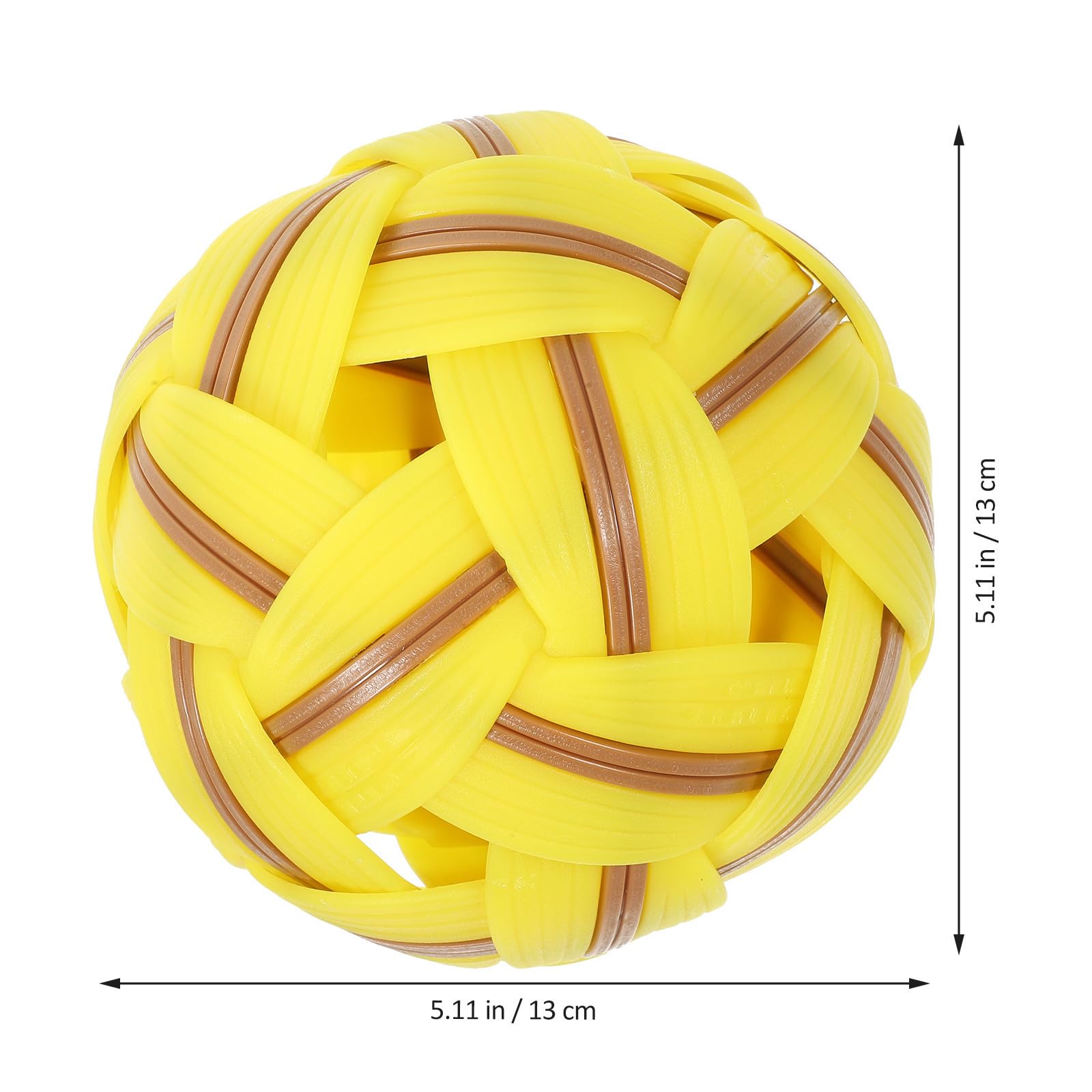 Juguete de Fútbol de Plástico Incluye Bolsa de Red para Exteriores, Pelota Tejida Resistente y Fácil de Transportar, Adecuado