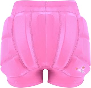Kids Hip Butt Protection Pads Shorts, Youth Child 3D Tailbone Protective Padded Short Pants for Hockey Roller Skating Skateboarding Scooter Skiing Skating Snowboard