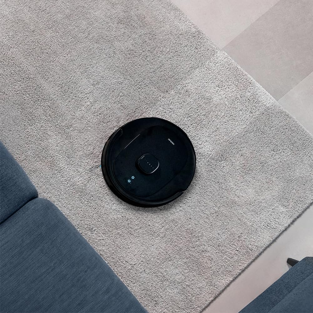 Cecotec Robot Aspirador y Friegasuelos con Base Autovaciado Conga 9590 Spin Revolution Ultra Power Home Essential. Navegación Láser, 10000Pa, App, Autonomía 240min, Cepillo Mascotas, Mopas Gitarorias