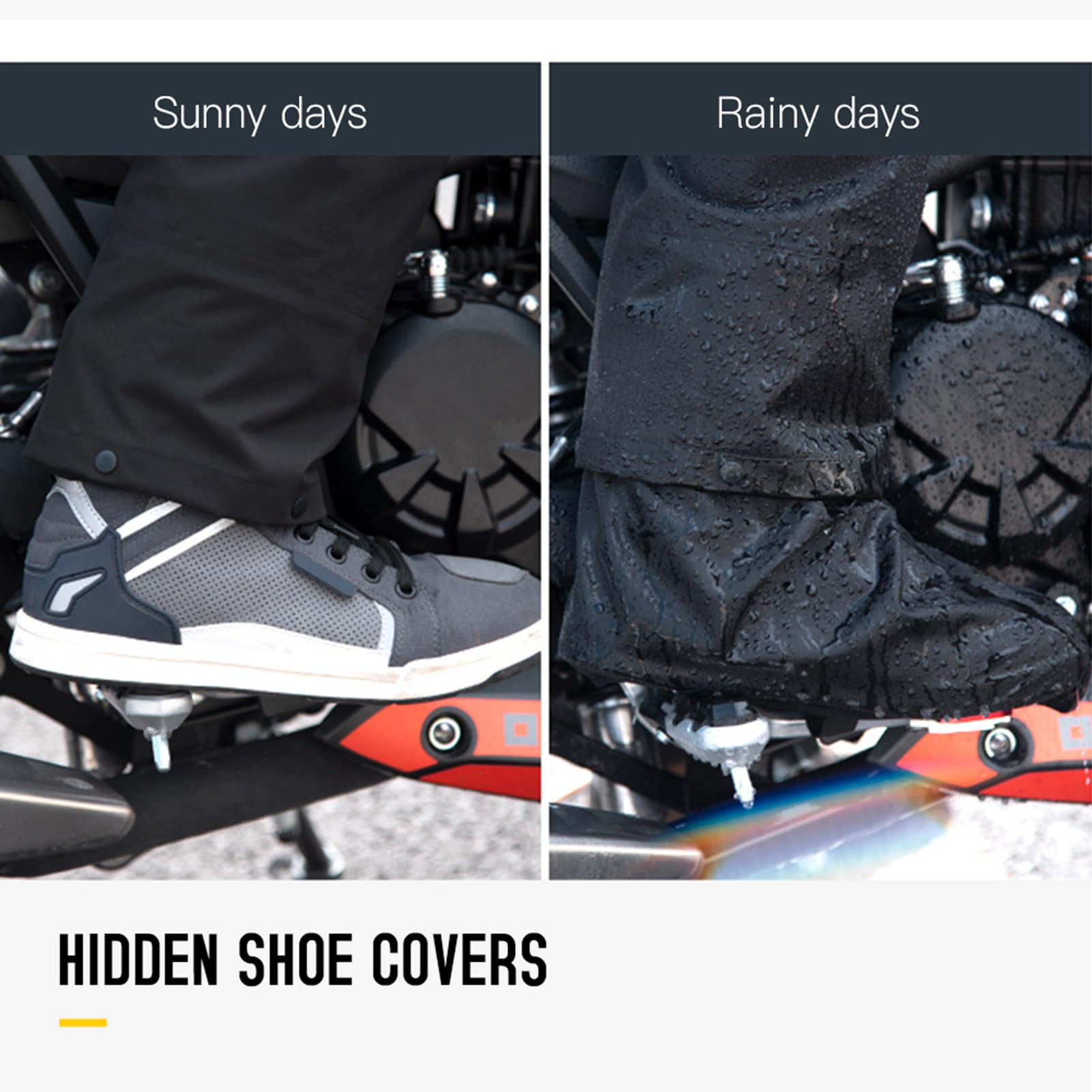 Traje de lluvia impermeable para motocicleta Hombres Mujeres Ciclismo Chaqueta y pantalones de lluvia con bolsa de almacenamiento