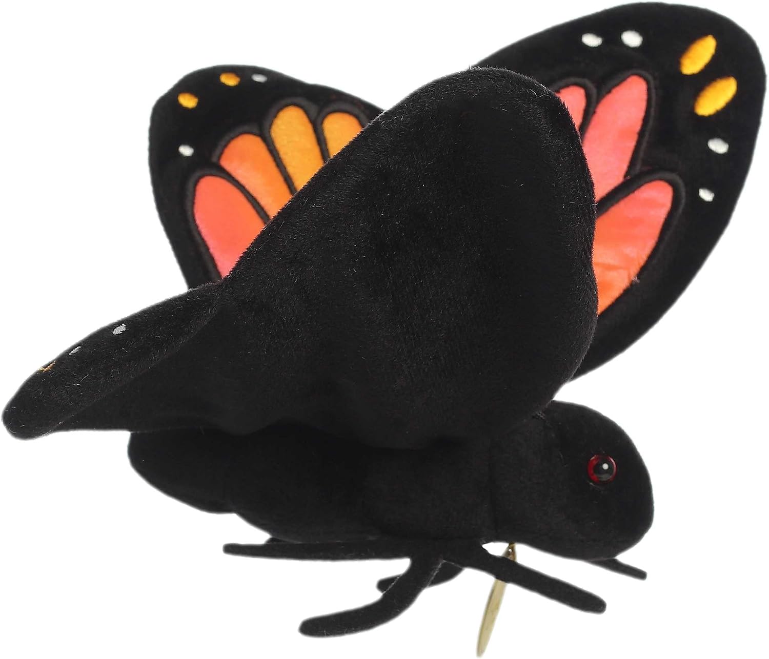 Aurora® Adorable Miyoni® Monarch Butterfly Stuffed Animal - Lifelike Detail - Cherished Companionship - Orange 13 Inches