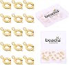 BEADIA Silver Plated Lobster Clasps Non Tarnish 10mm 20pcs for Jewelry Making Findings