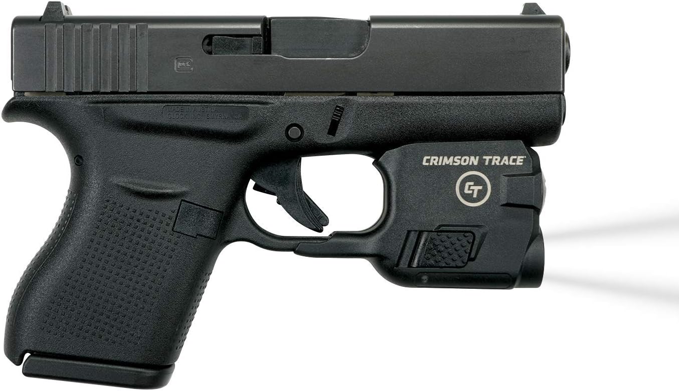 Buy 1 get 1 Crimson Trace Lightguard Weapon Light with Ambidextrous Controls, 2 Modes and Heavy Duty Construction for Tactical Carry, CCW and Competition