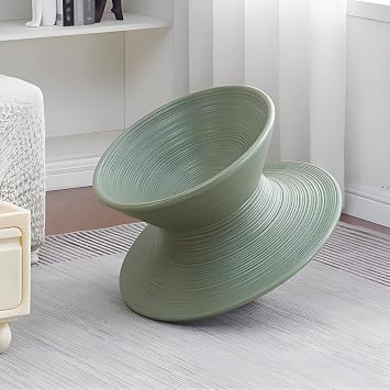Gyro Swivel Chair, 360 Rotating Gyro Spinning Chair, Sensory Spinning Seat, Ergonomic Swivel Seat for Children and Adults, Indoor Outdoor Sensory Equipment Green, Small