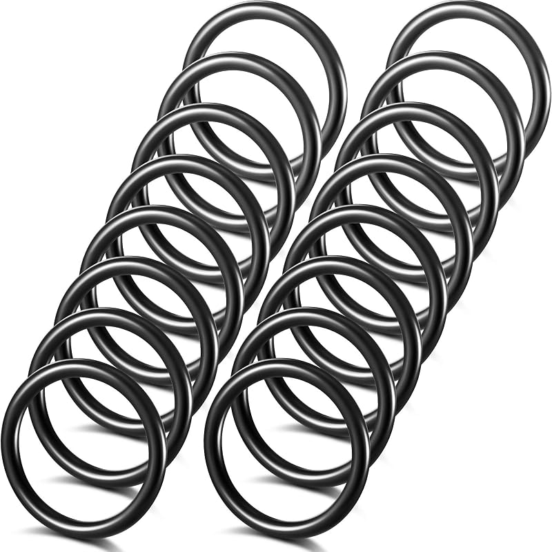 Anéis de Borracha O-Ring para Fixadores de Para-choque BBTO Pretos – 16 unidades