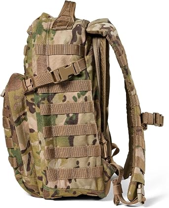 5.11 Tactical Backpack – Rush 12 2.0 – Military Molle Pack, CCW and Laptop Compartment, 24 Liter, Small, Style 56561