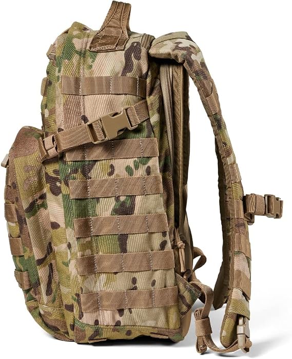5.11 Tactical Backpack – Rush 12 2.0 – Military Molle Pack, CCW and Laptop Compartment, 24 Liter, Small, Style 56561