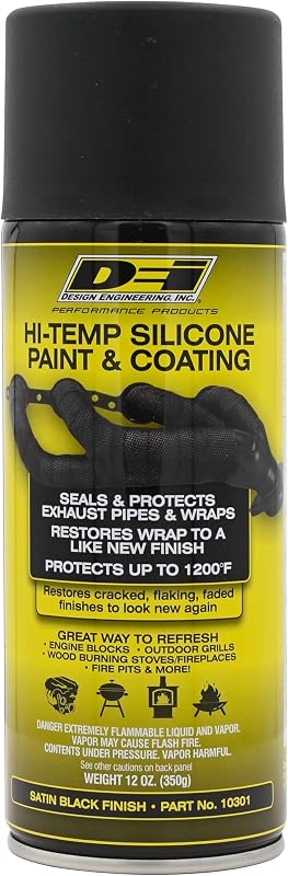 Spray de revestimento de silicone para alta temperatura Design Engineering 10301 – 355 mL