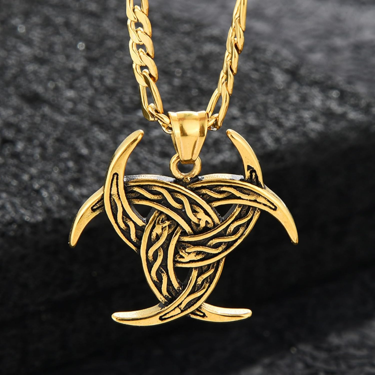 Post-Apocalyptic Biohazard Warning Necklace, Titanium Steel Vintage Industrial Pendant with 60cm Chain, Unisex Sci-Fi Survival Jewelry Gift