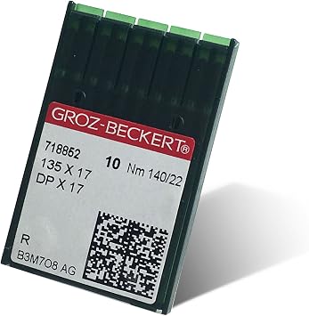 135x17 Walking Foot Industrial Sewing Needles Size 22 10 Pack Groz-Beckert