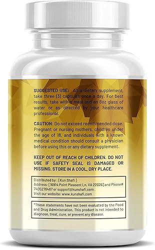 Miniatura 7 de Complejo Shilajit - Musgo marino, Tongkat Ali, Ashwagandha, Ginseng, zinc, CoQ10, PQQ y magnesio - Cápsulas de ácido fúlvico para energía, vitalidad