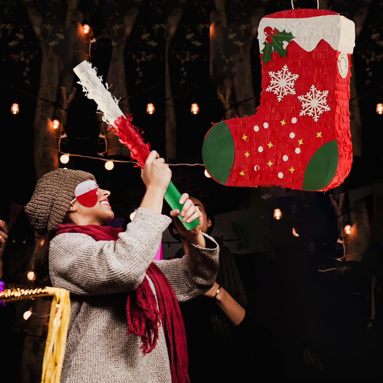 Pilz-Piñata Mit Fledermaus & Konfetti – Für Wald-Party, Geburtstag, Garten-Deko (ca. 38 Cm)