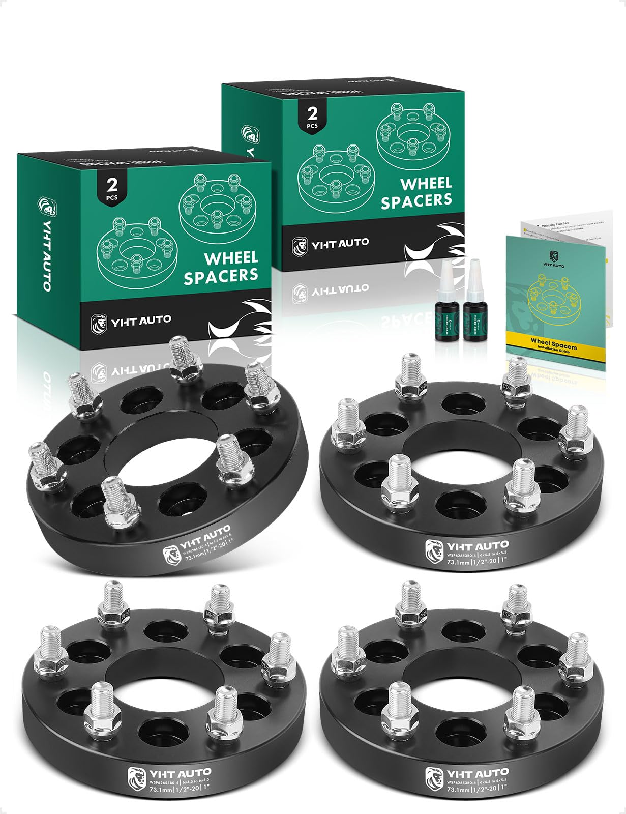 Photo 1 of YHTAUTO 6x4.5 to 6x5.5 Wheel Adapters 1 Inch
