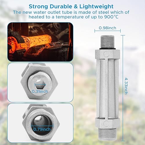 Miniatura 4 de Piezas para lavadora a presión, piezas de lavadora eléctrica Craftsman, repuesto de tubo de salida 190589GS 190634GS 201497GS compatible con bomba