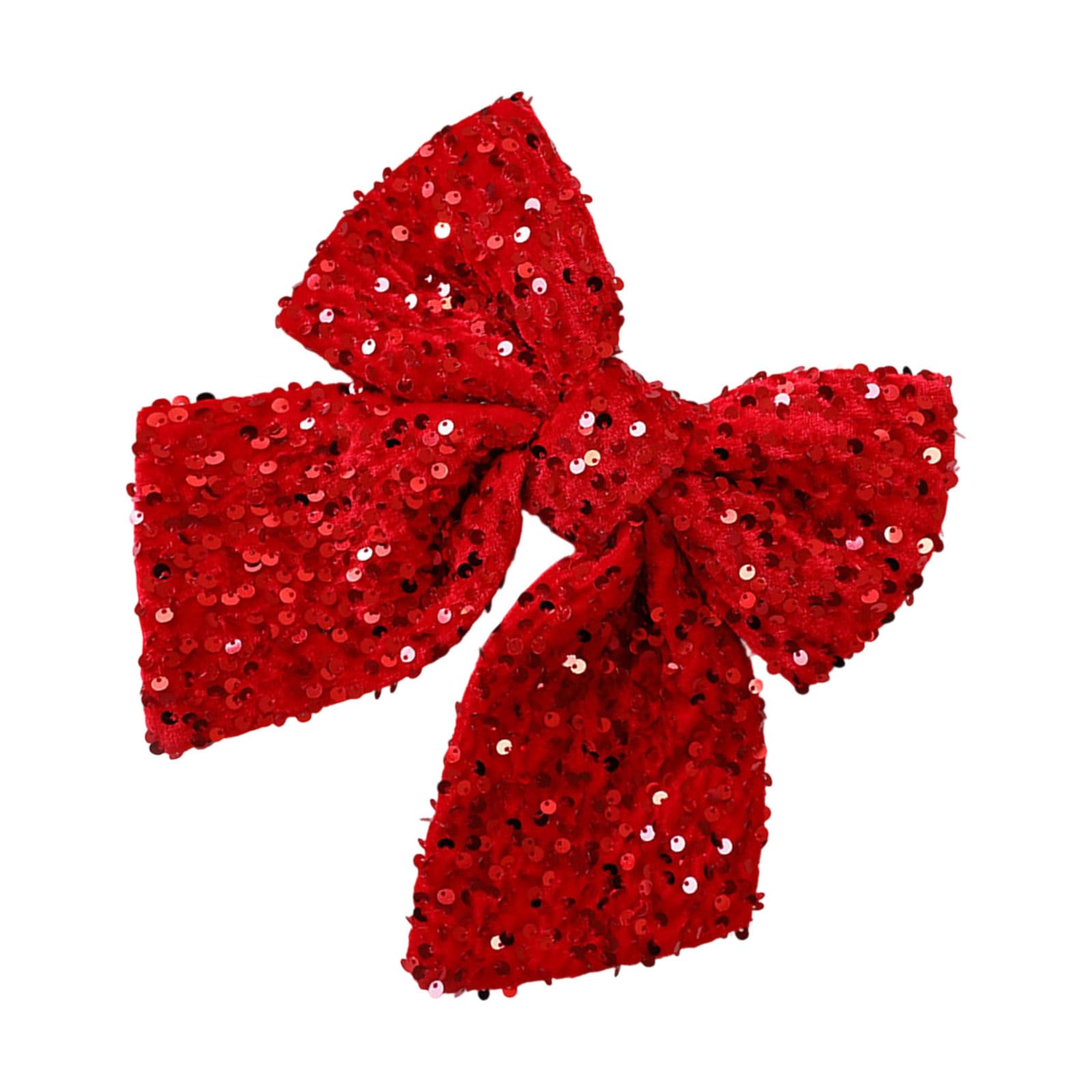 KAQNTUD Stylish Christmas Bowknot Decoration Seasonal Elegant Tree Bowknot Charm For Festival Decoration Experience Durable Bow