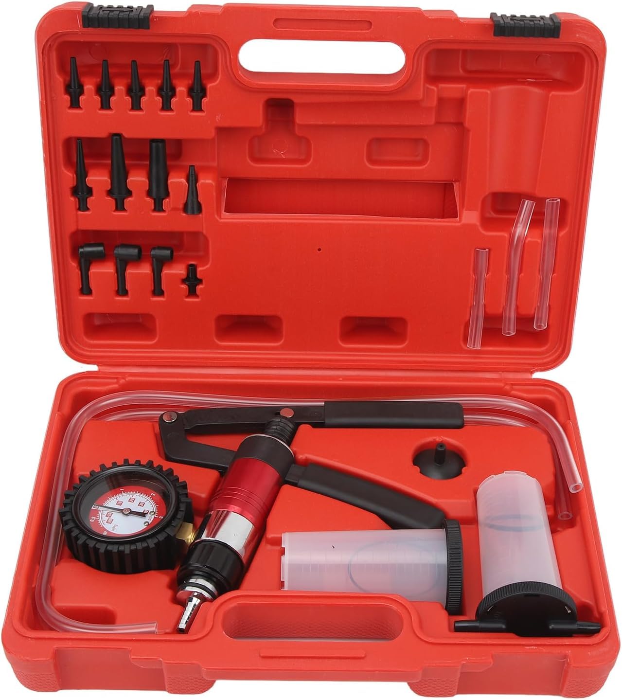 Brake Bleeder Kit Hand Held Vacuum Pressure Pump Tester Brake Clutch Fluid Oil Bleeding System Tool for Truck Car
