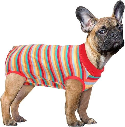 Miniatura 110 de SAWMONG Traje de recuperación para perros, traje de recuperación para perros después de la cirugía, traje quirúrgico de esterilización para perros