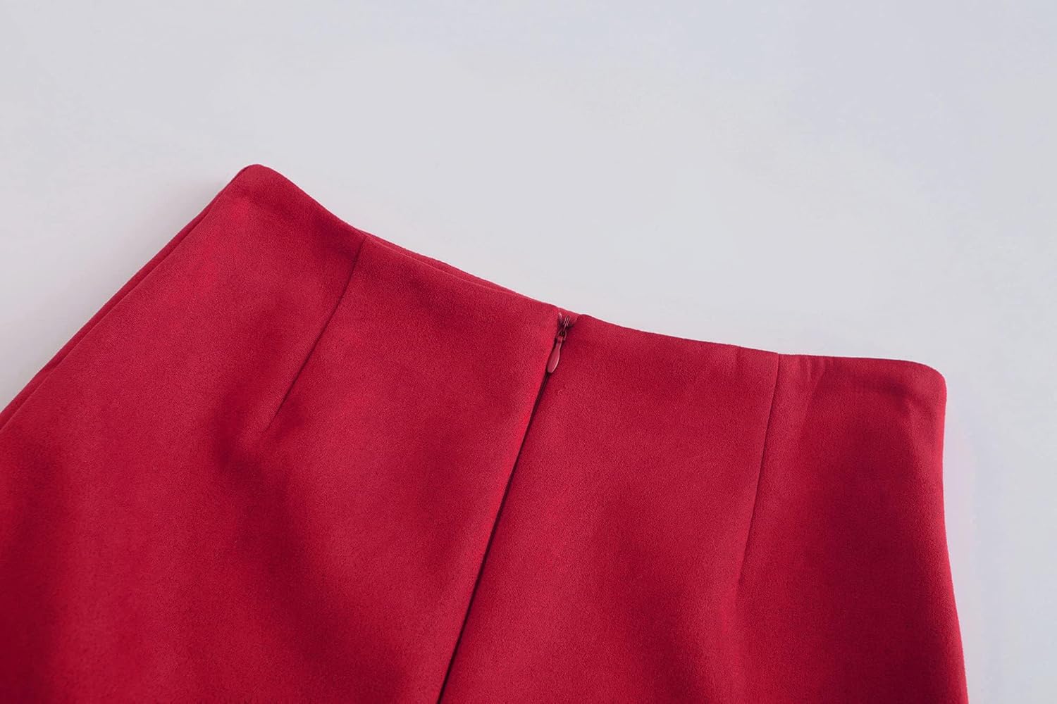 Women's Faux Suede Midi Pencil Skirt - Image 4