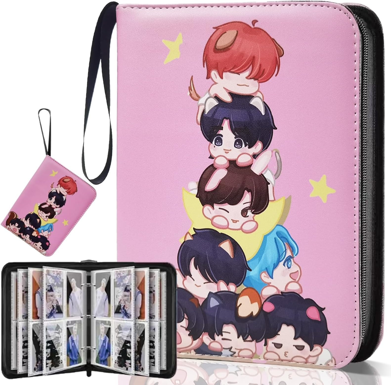 NOVETUTOTA Korean Pop Albums, BT21 Photocard Binder Album, Bangtan Boys Tradi...