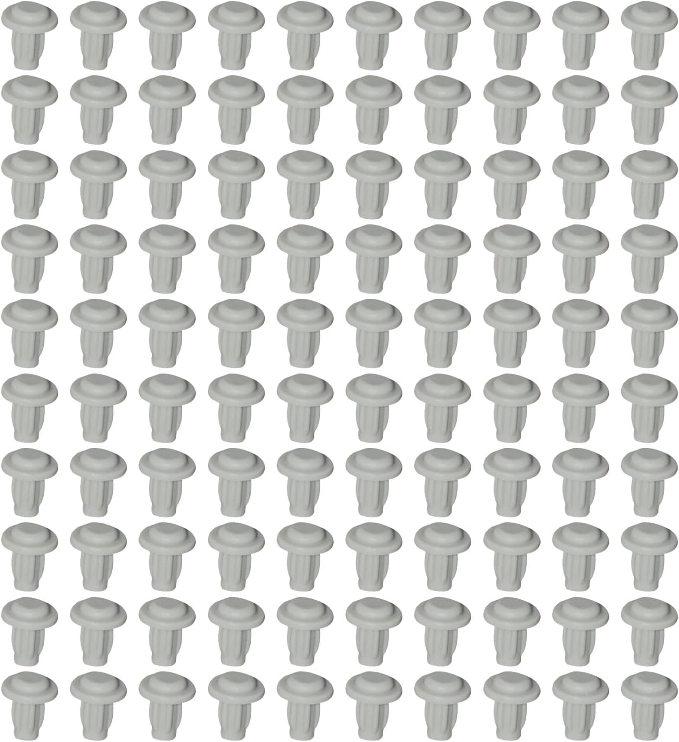 100pieces Silicone Cabinet Door Bumper Cushion Table Furniture Embedded Bumper Cushion Protective Pad Screws Hole Plugs