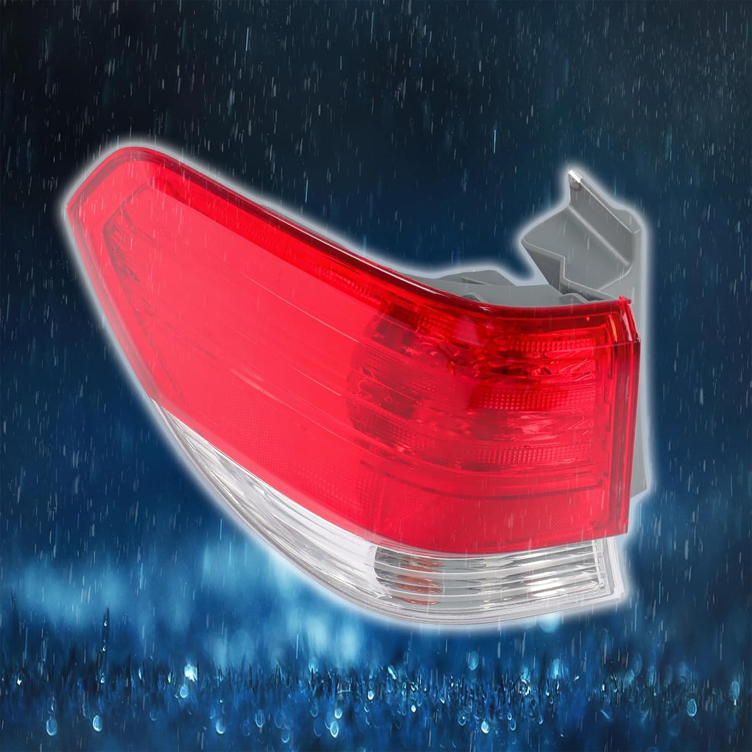 LABLT Outer Driver Left Side Tail Light Replacement for Odyssey 2008 2009 2010 Rear Brake Tail Lamp Replacement for HO2818134