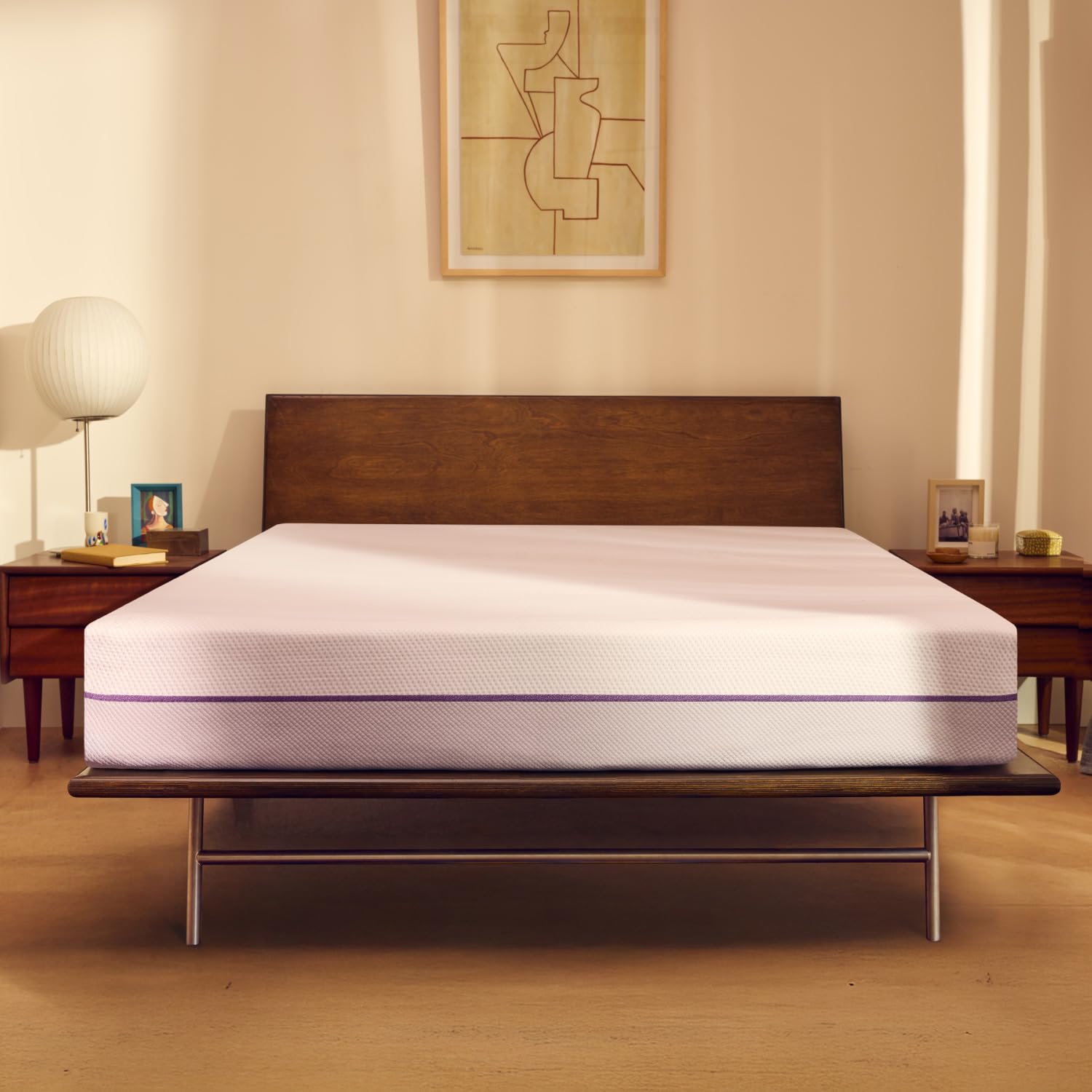 Purple Mattress Cal King 9 25 GelFlex Grid Better Than Memory Foam Pressure Relief Temperature Neutral Breathable Motion
