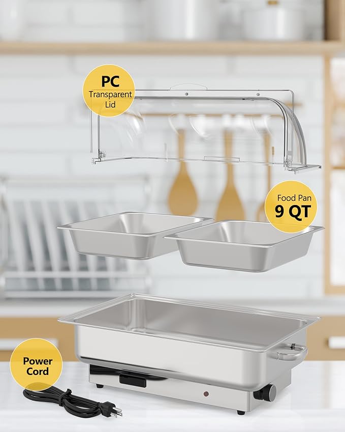 Olla Eléctrica de Acero Inoxidable Volkmi con 3 Platos miniatura 7