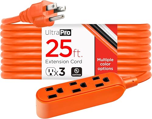 Miniatura 28 de UltraPro - Cable de extensión Naranja,Negro -,Blanco