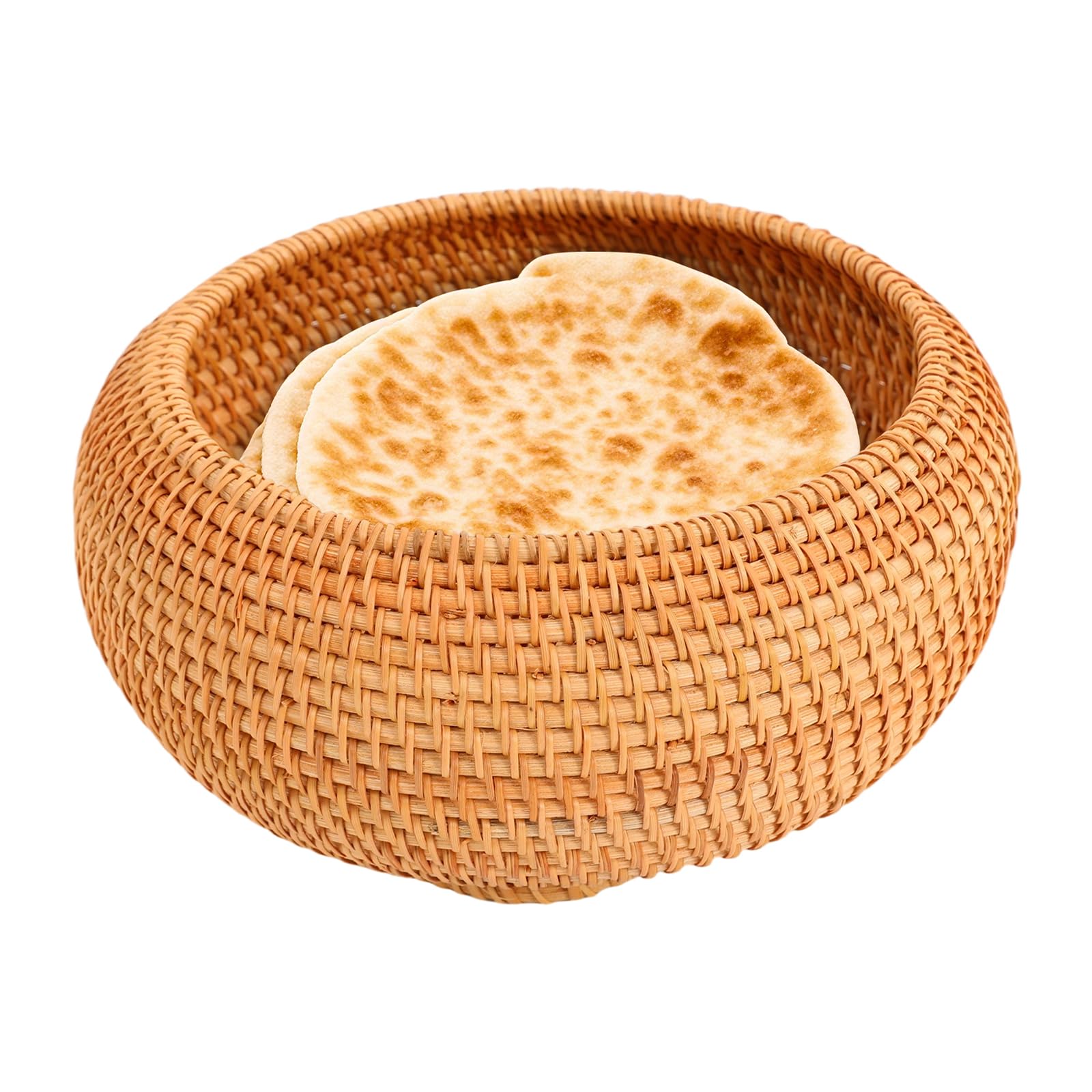 Panier tressé à la main en rotin pour sublimer la décoration de votre salon ou cuisine
