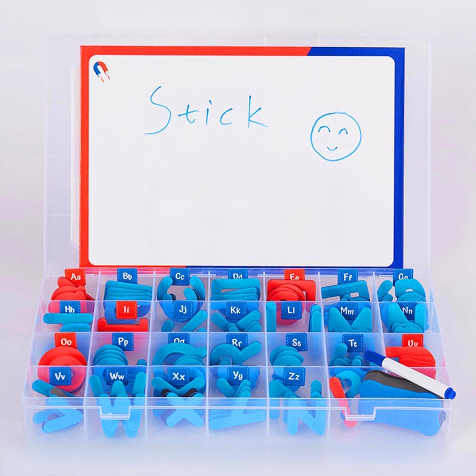 Educational Alphabet Set for Preschool Learning and Spelling Development with Reusable Foam Letter Tiles (A, One Size)