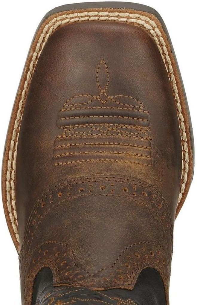 Ariat Heritage Roughstock Western Boots - Kids’ Leather Country Riding Boot - Image 7