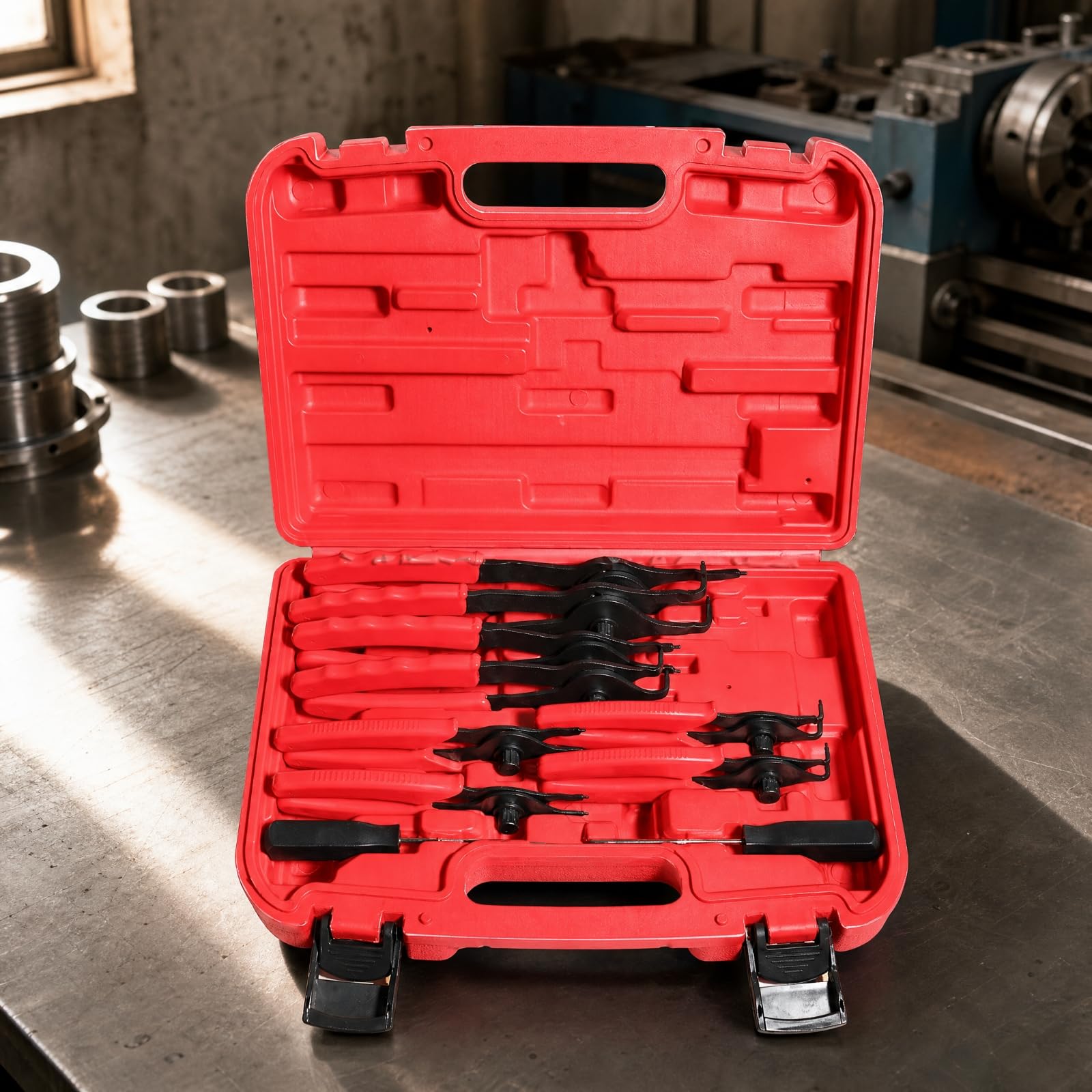 Kit di Attrezzi Professionale Attrezzo Meccanico Pinza per Officina