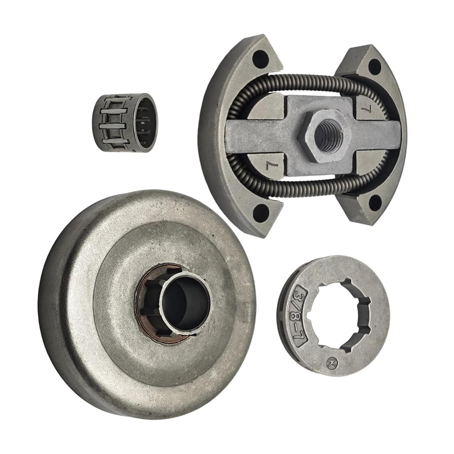 Clutch Drum Rim Sprocket Bearing Kit Fit for 55 50 51 261 262 Chainsaws Replacement Spare Part