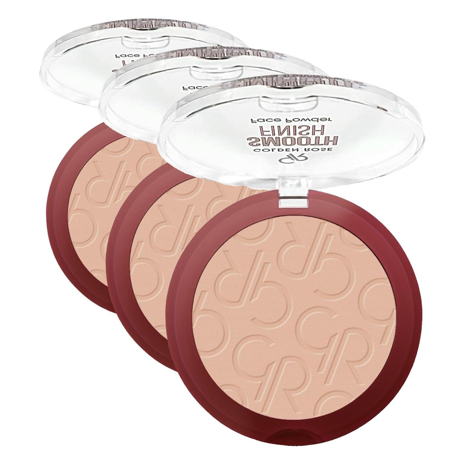 Golden Rose Smooth Finish Face Powder No: 213 - İpeksi Dokulu Sabitleyici Pudra (3 paketi)