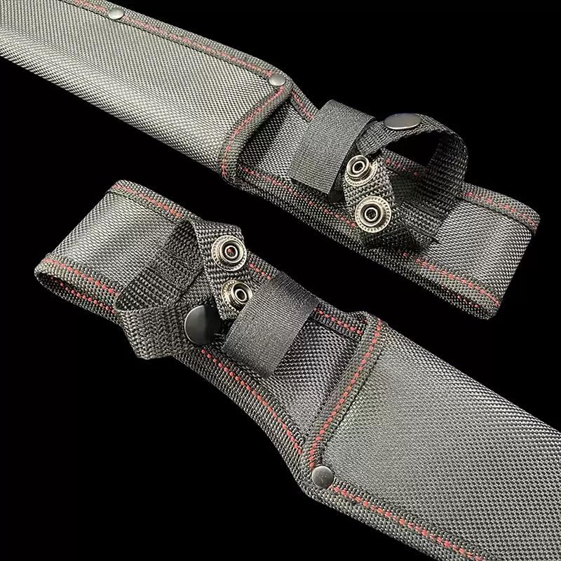 2PCS Knife Sheaths with Belt Loop and Snap Closure, Handmade Nylon Protective Scabbards Fit for Outdoor Camping