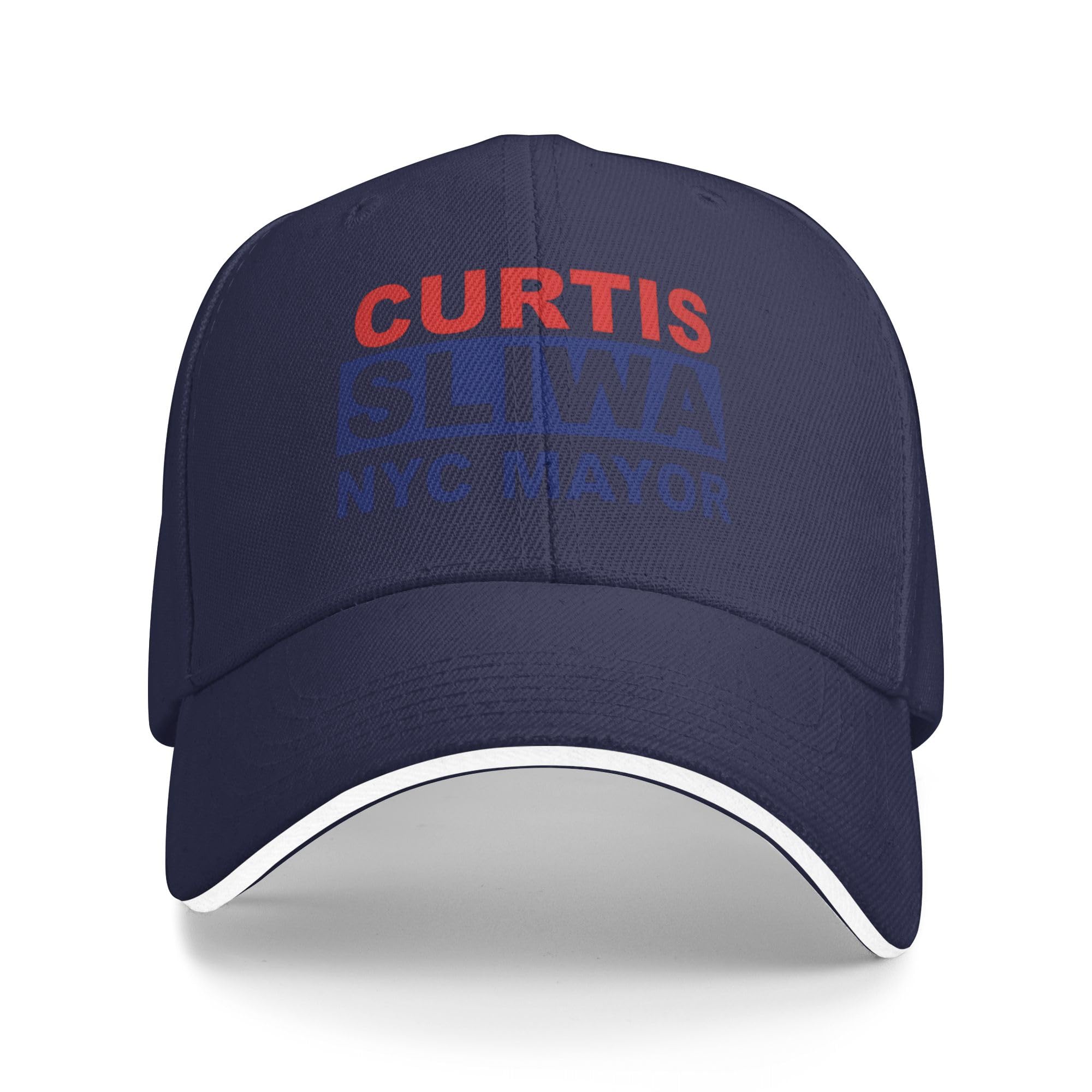 Curtis Sliwa for NYC Mayor Hat New York City 2026 Election Golf Hats for Mens Women Dad Caps Navy Blue by PPFINE – One Size, Polyester, Navy Blue, Model 6455PPHHG