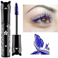 Vista 10 de Extensiones de Pestañas Moradas Máscara de Pestañas Maquillaje de Ojos Suero para Pestañas Máscara de Pestañas Impermeable Secado Rápido Rizado