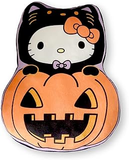 12 Hello Kitty Bedroom Ideas for Cute Playful Themed Charm 129 Northwest Hello Kitty Halloween Cloud Pillow, 11in Sanrio Pumpkin Cat Pl...