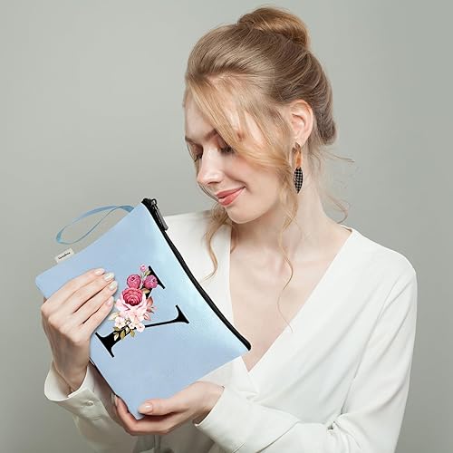 Vista 440 de Vavabox A-Z - Bolsa de maquillaje personalizada, regalos de cumpleaños para mujeres y madres, regalos para mejores amigas, bolsa de cosméticos
