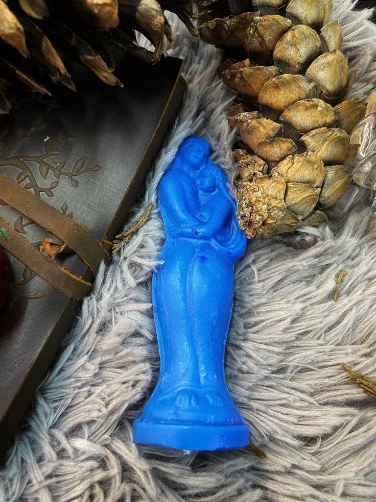 Couple Candle Blue | Ritual Candle | Spell Candle | Wiccan Candle-image-29