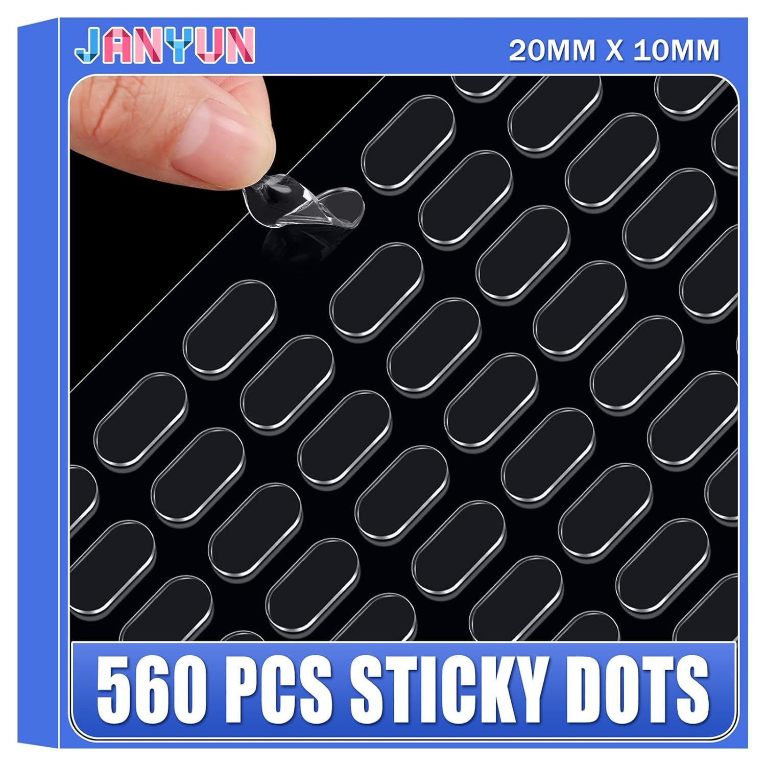 JANYUN 560 Pieces Mounting Putty, Double Sided Dots Sticky