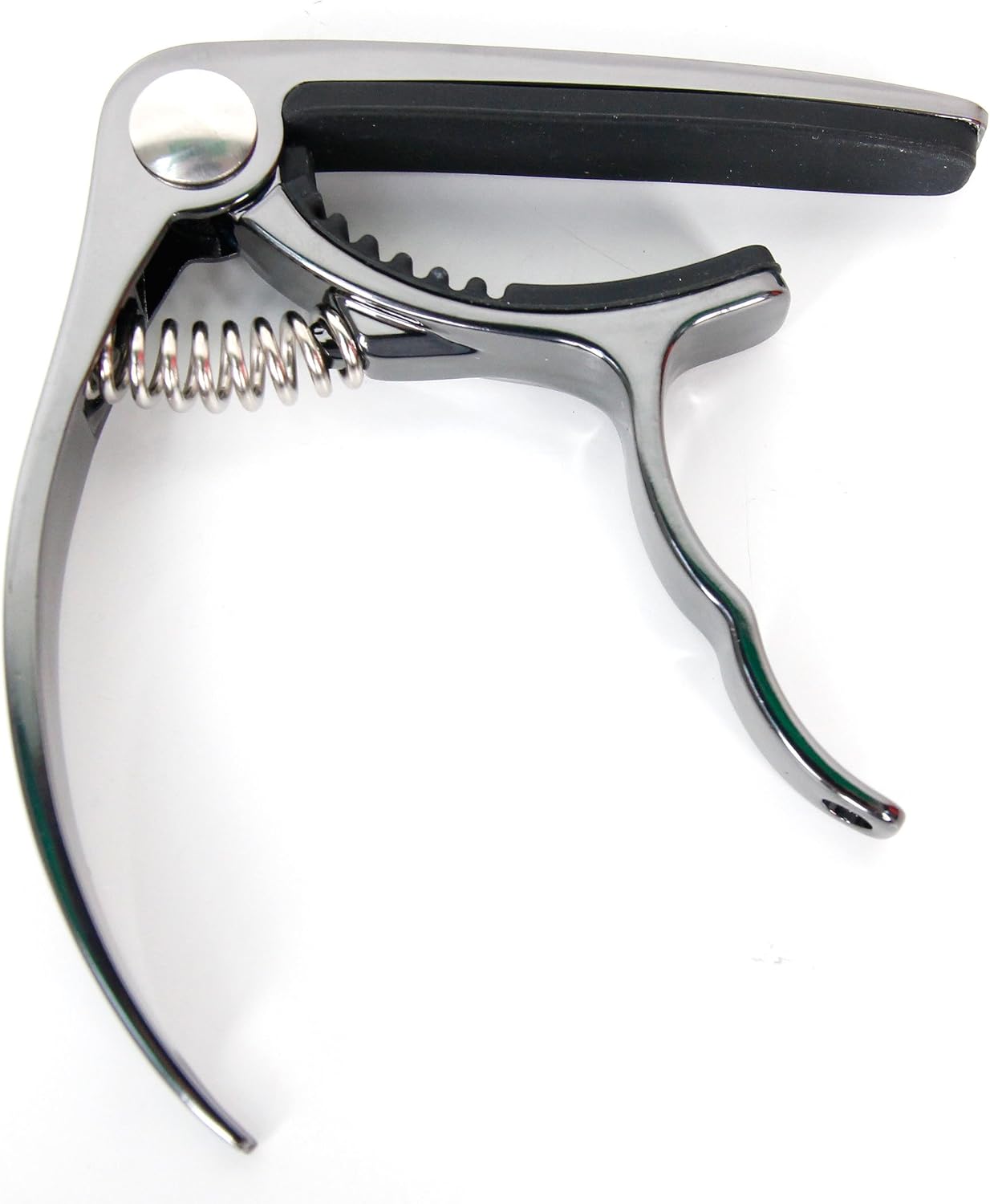 Bray Premium Range Chrome Universal Trigger Clamp Guitar Capo With Silicon Padding & Built-in Pin Puller for Gibson Ibanez - Image 4