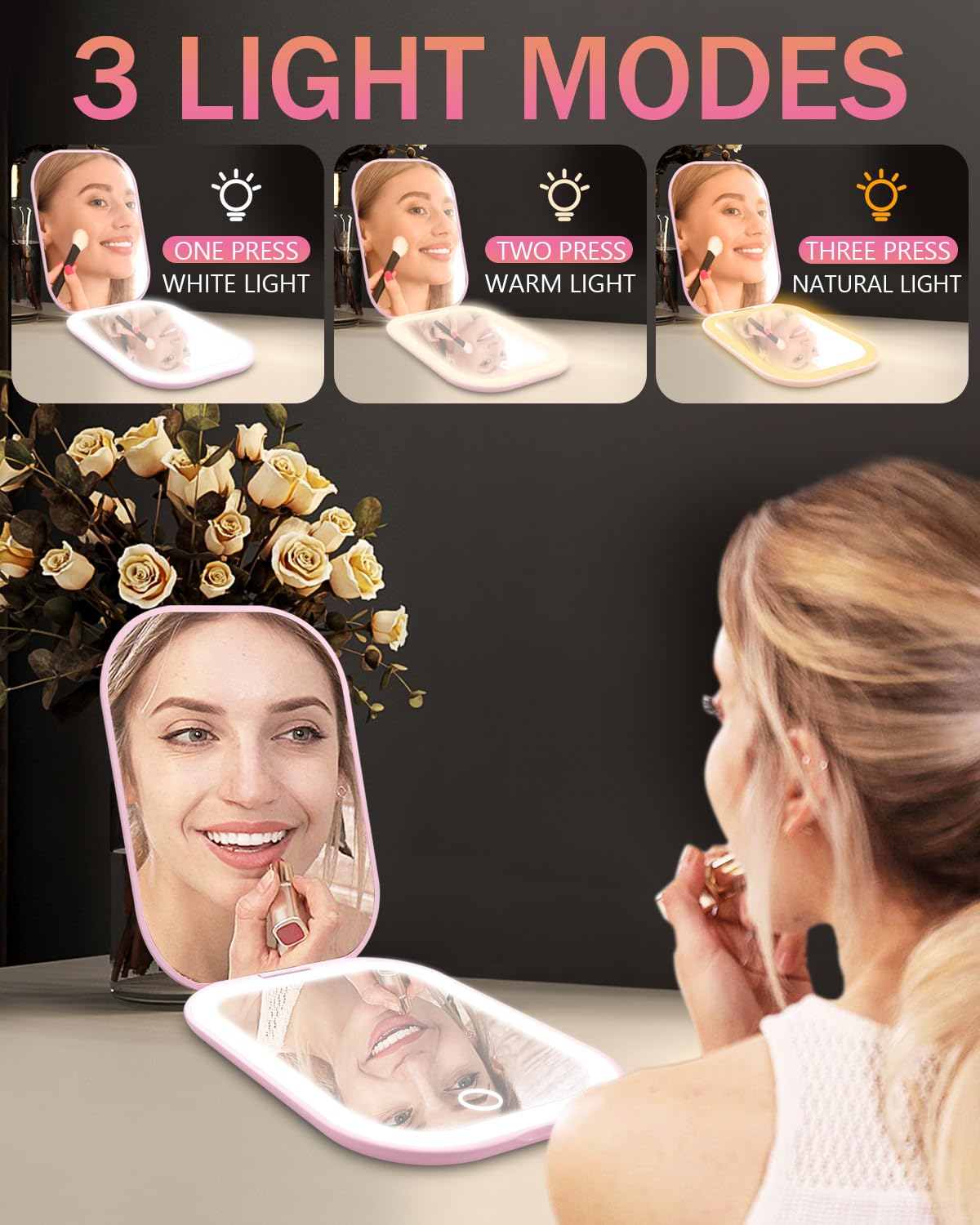 Rantizon Rechargeable Compact Mirror - Image 3