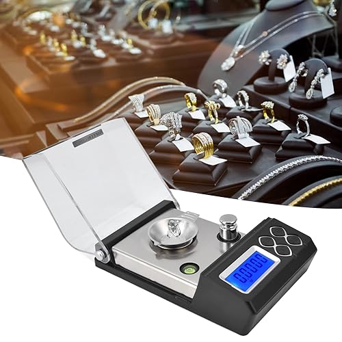 Miniatura 2 de Báscula digital en quilates, escala de miligramo, bolsillo preciso y exquisito para gemas para joyería