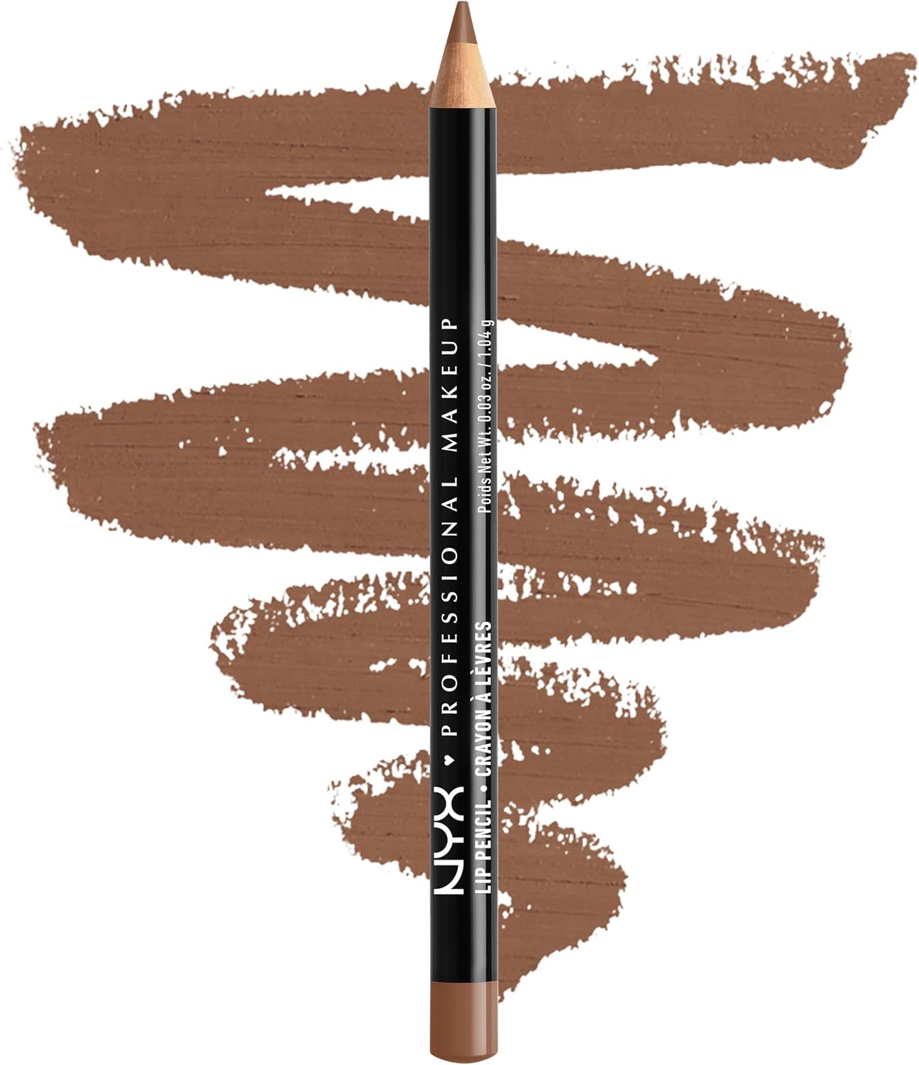 NYX Professional Makeup - Slim Lip Pencil - Kredka do ust - Cienka i ostra - Kremowa formuła - Długotrwała - Nude Truffle