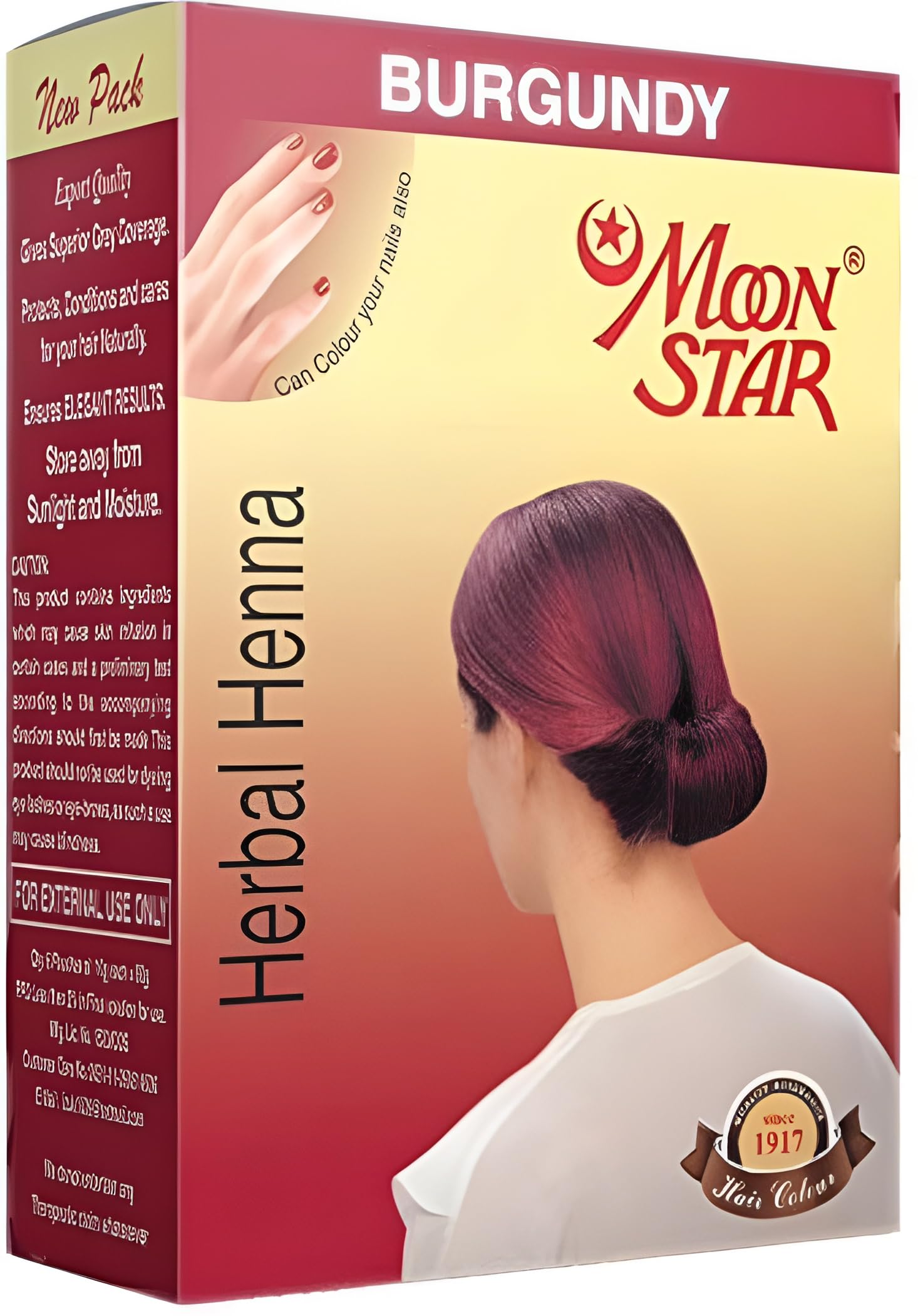 Moon Star Herbal Henna Burgundy Hair Colour 60g | MOONSTAR Herbal Henna Pack Of 6-image-7