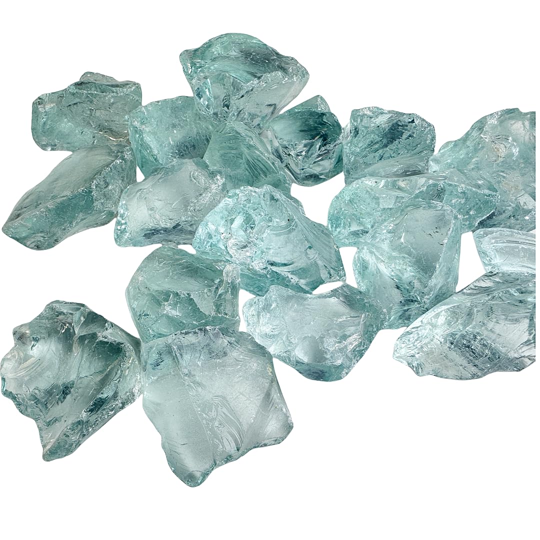 Aquarium Steine, Aquarium deko Glasstein | 800g, 3-5cm Fischo rnamente, Garnelenversteck, geeignet für Aquarien Aller Größen,Blumentopfdekoration