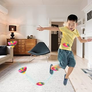 8PCS Bouncing Bowl Fidget Toys, Creative Camouflage Bounce Bowls, Novelty Outdoor Game Toys, Rubber Spinning Bounce Bowls, Stress Relief Toys